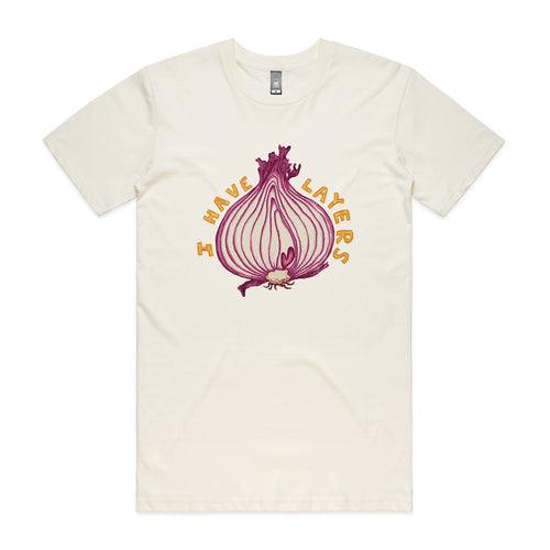 I Have Layers Tee by Lonely Kids Club. All clothing from our T-shirts to our shorts and hoodies are ethically made, and printed packed and shipped from Sydney.