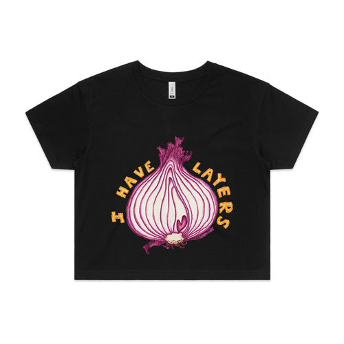 I Have Layers Tee by Lonely Kids Club. All clothing from our T-shirts to our shorts and hoodies are ethically made, and printed packed and shipped from Sydney.