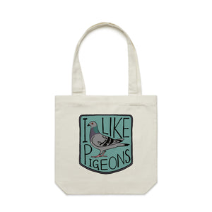 I Like Pigeons Tote