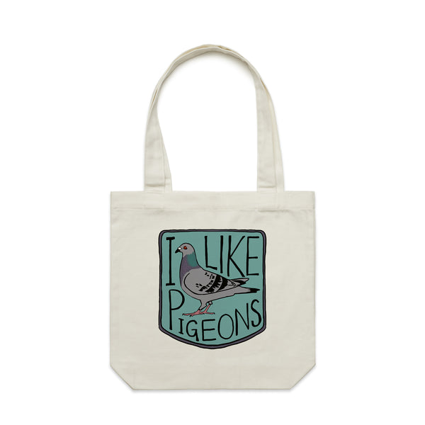 I Like Pigeons Tote