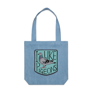 I Like Pigeons Tote