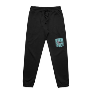I Like Pigeons Track Pants by Lonely Kids Club. All clothing from our T-shirts to our shorts and hoodies are ethically made, and printed packed and shipped from Sydney.