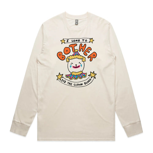 I Long To Bother Tee by Lonely Kids Club. All clothing from our T-shirts to our shorts and hoodies are ethically made, and printed packed and shipped from Sydney.