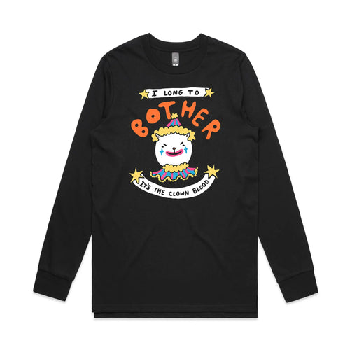 I Long To Bother Tee by Lonely Kids Club. All clothing from our T-shirts to our shorts and hoodies are ethically made, and printed packed and shipped from Sydney.