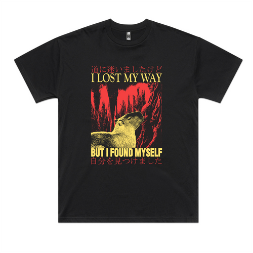 I Lost My Way Tee by Lonely Kids Club. All clothing from our T-shirts to our shorts and hoodies are ethically made, and printed packed and shipped from Sydney.