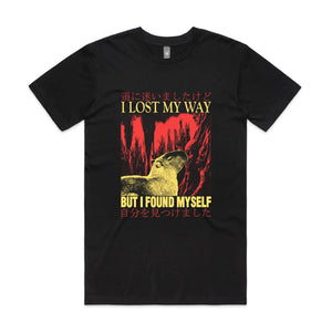 I Lost My Way Tee by Lonely Kids Club. All clothing from our T-shirts to our shorts and hoodies are ethically made, and printed packed and shipped from Sydney.