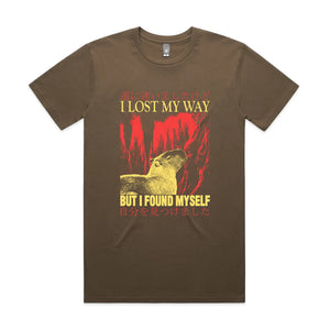 I Lost My Way Tee by Lonely Kids Club. All clothing from our T-shirts to our shorts and hoodies are ethically made, and printed packed and shipped from Sydney.