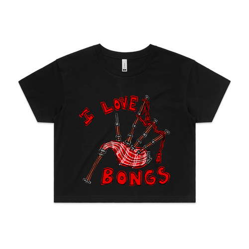 I Love Bongs Tee by Lonely Kids Club. All clothing from our T-shirts to our shorts and hoodies are ethically made, and printed packed and shipped from Sydney.