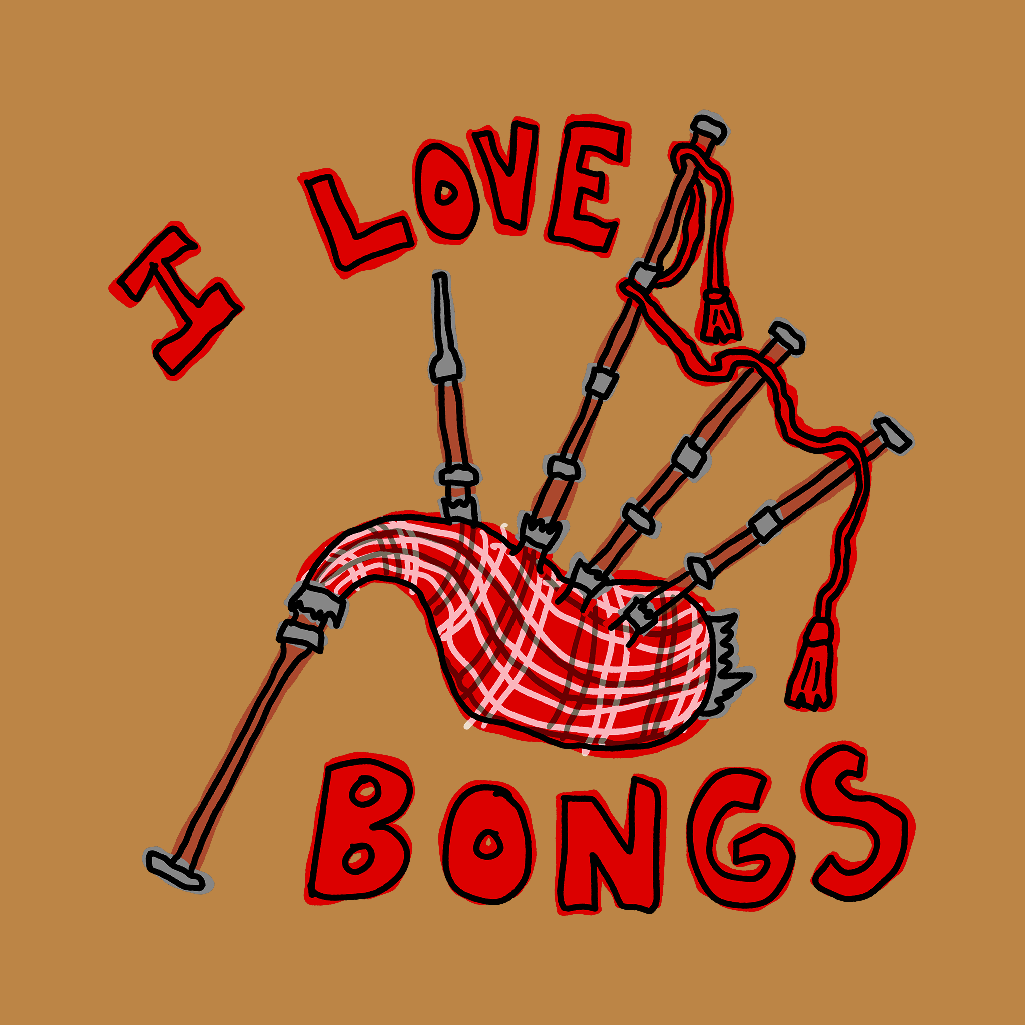 I Love Bongs Tee