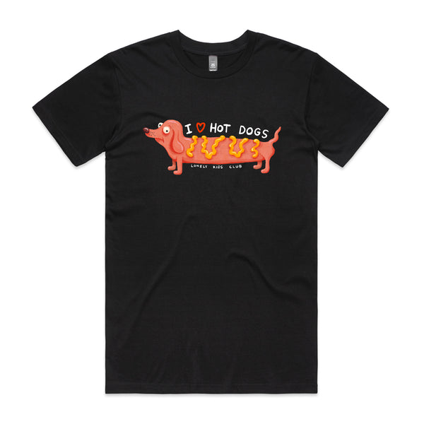 I Love Hot Dogs Tee