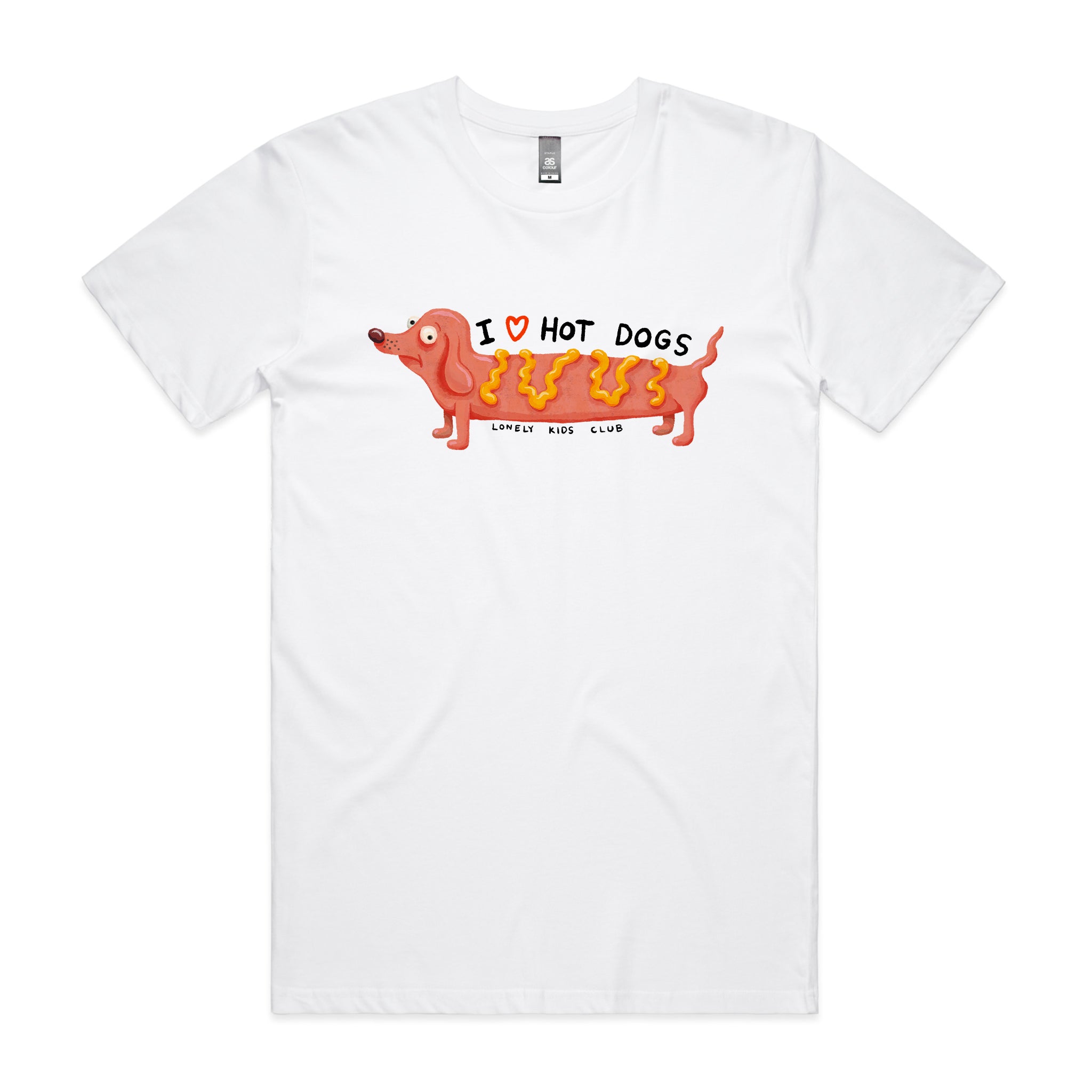 I Love Hot Dogs Tee