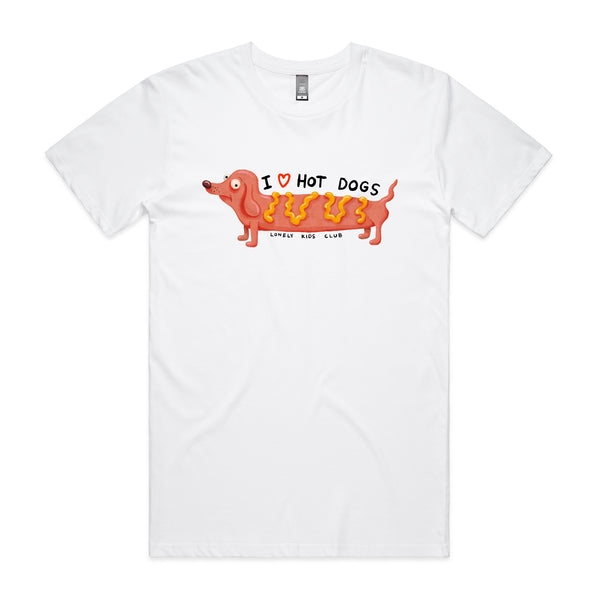 I Love Hot Dogs Tee