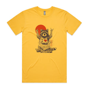 I Love Trash Tee by Lonely Kids Club. All clothing from our T-shirts to our shorts and hoodies are ethically made, and printed packed and shipped from Sydney.