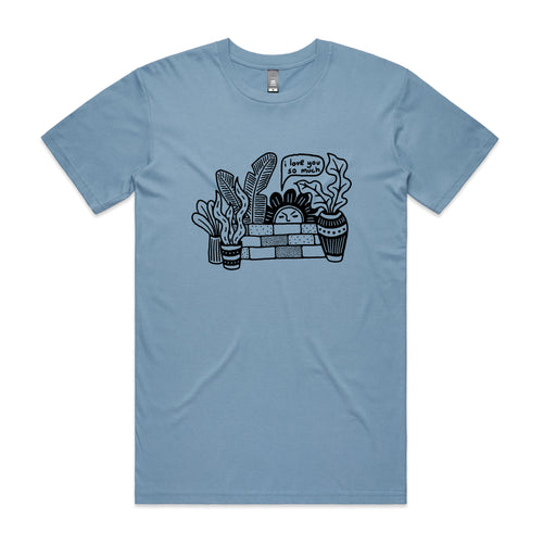 I Love You So Much Tee by Lonely Kids Club. All clothing from our T-shirts to our shorts and hoodies are ethically made, and printed packed and shipped from Sydney.
