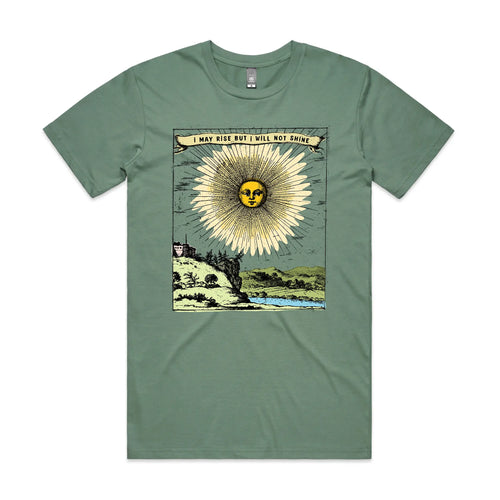 I May Rise Tee by Lonely Kids Club. All clothing from our T-shirts to our shorts and hoodies are ethically made, and printed packed and shipped from Sydney.