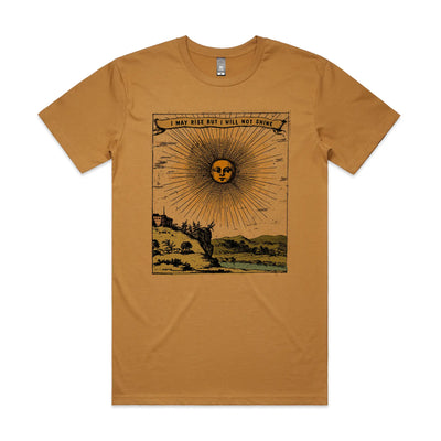 I May Rise Tee by Lonely Kids Club. All clothing from our T-shirts to our shorts and hoodies are ethically made, and printed packed and shipped from Sydney.