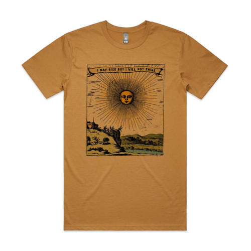 I May Rise Tee by Lonely Kids Club. All clothing from our T-shirts to our shorts and hoodies are ethically made, and printed packed and shipped from Sydney.