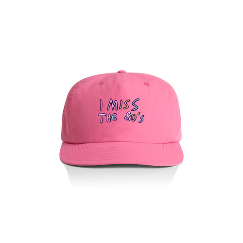 I Miss The 80s Cap by Lonely Kids Club. All clothing from our T-shirts to our shorts and hoodies are ethically made, and printed packed and shipped from Sydney.