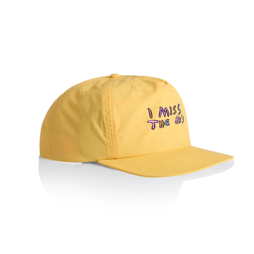 I Miss The 80s Cap by Lonely Kids Club. All clothing from our T-shirts to our shorts and hoodies are ethically made, and printed packed and shipped from Sydney.