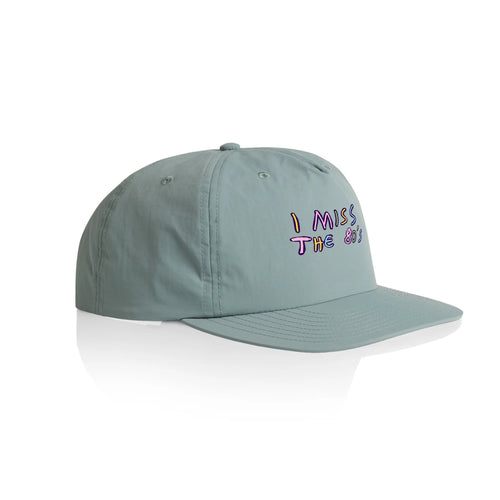I Miss The 80s Cap by Lonely Kids Club. All clothing from our T-shirts to our shorts and hoodies are ethically made, and printed packed and shipped from Sydney.