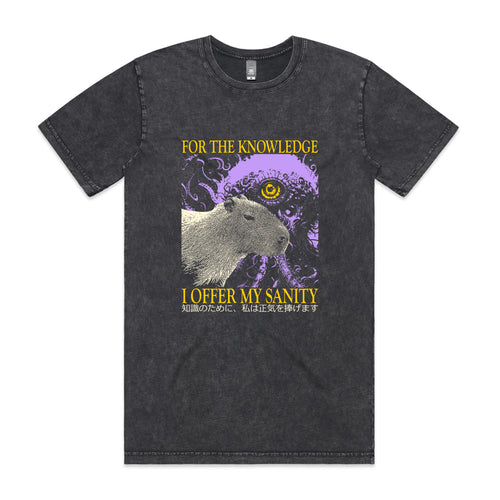 I Offer My Sanity Tee by Lonely Kids Club. All clothing from our T-shirts to our shorts and hoodies are ethically made, and printed packed and shipped from Sydney.