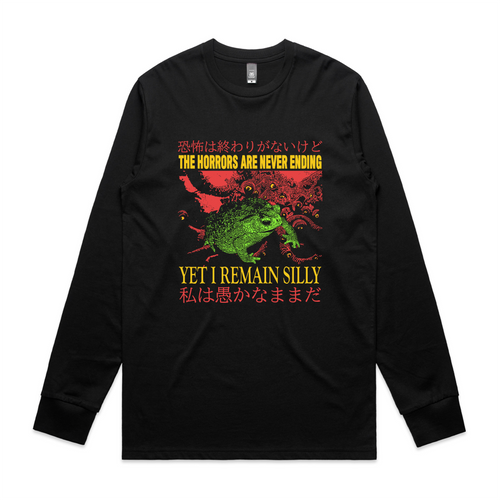 I Remain Silly Tee by Lonely Kids Club. All clothing from our T-shirts to our shorts and hoodies are ethically made, and printed packed and shipped from Sydney.