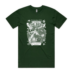 I Serve The Bees Tee by Lonely Kids Club. All clothing from our T-shirts to our shorts and hoodies are ethically made, and printed packed and shipped from Sydney.