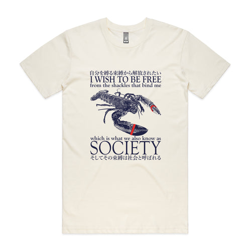 I Wish To Be Free Tee by Lonely Kids Club. All clothing from our T-shirts to our shorts and hoodies are ethically made, and printed packed and shipped from Sydney.