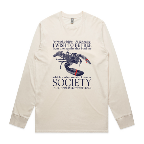 I Wish To Be Free Tee by Lonely Kids Club. All clothing from our T-shirts to our shorts and hoodies are ethically made, and printed packed and shipped from Sydney.