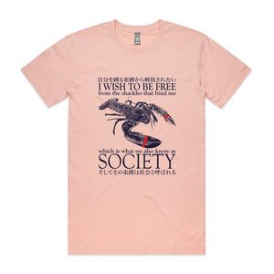 I Wish To Be Free Tee by Lonely Kids Club. All clothing from our T-shirts to our shorts and hoodies are ethically made, and printed packed and shipped from Sydney.