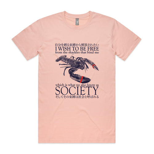 I Wish To Be Free Tee by Lonely Kids Club. All clothing from our T-shirts to our shorts and hoodies are ethically made, and printed packed and shipped from Sydney.
