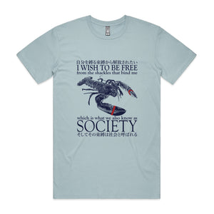 I Wish To Be Free Tee by Lonely Kids Club. All clothing from our T-shirts to our shorts and hoodies are ethically made, and printed packed and shipped from Sydney.