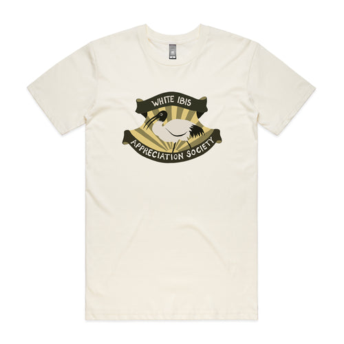 White Ibis Tee by Lonely Kids Club. All clothing from our T-shirts to our shorts and hoodies are ethically made, and printed packed and shipped from Sydney.