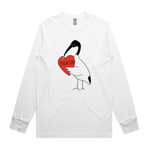 Ibis Heart Tee by Lonely Kids Club. All clothing from our T-shirts to our shorts and hoodies are ethically made, and printed packed and shipped from Sydney.