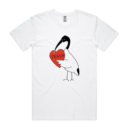 Ibis Heart Tee by Lonely Kids Club. All clothing from our T-shirts to our shorts and hoodies are ethically made, and printed packed and shipped from Sydney.