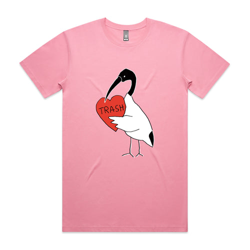 Ibis Heart Tee by Lonely Kids Club. All clothing from our T-shirts to our shorts and hoodies are ethically made, and printed packed and shipped from Sydney.