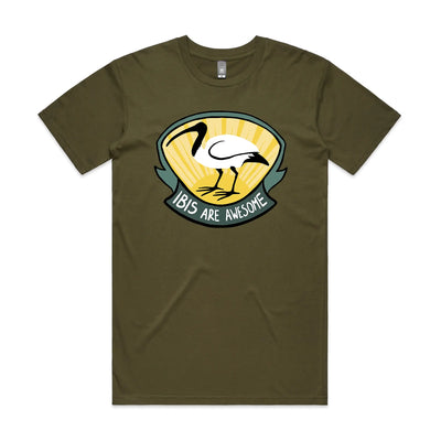 Ibis Are Awesome Tee by Lonely Kids Club. All clothing from our T-shirts to our shorts and hoodies are ethically made, and printed packed and shipped from Sydney.