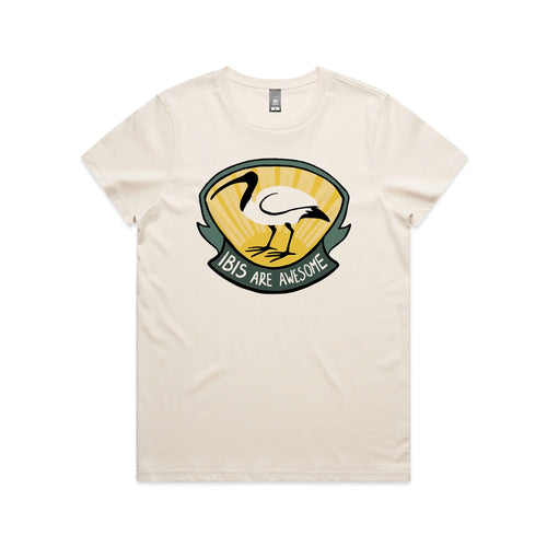 Ibis Are Awesome Tee by Lonely Kids Club. All clothing from our T-shirts to our shorts and hoodies are ethically made, and printed packed and shipped from Sydney.