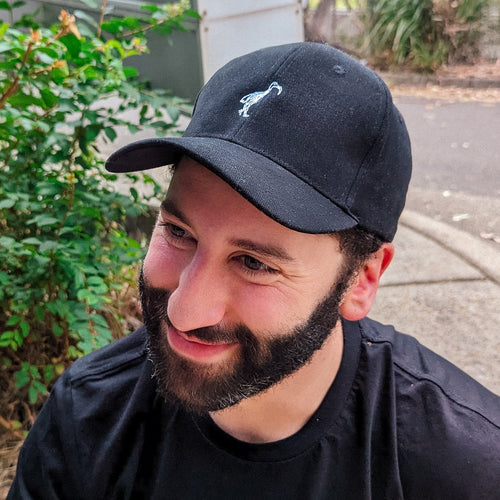 Ibis Logo Cap by Lonely Kids Club. All clothing from our T-shirts to our shorts and hoodies are ethically made, and printed packed and shipped from Sydney.