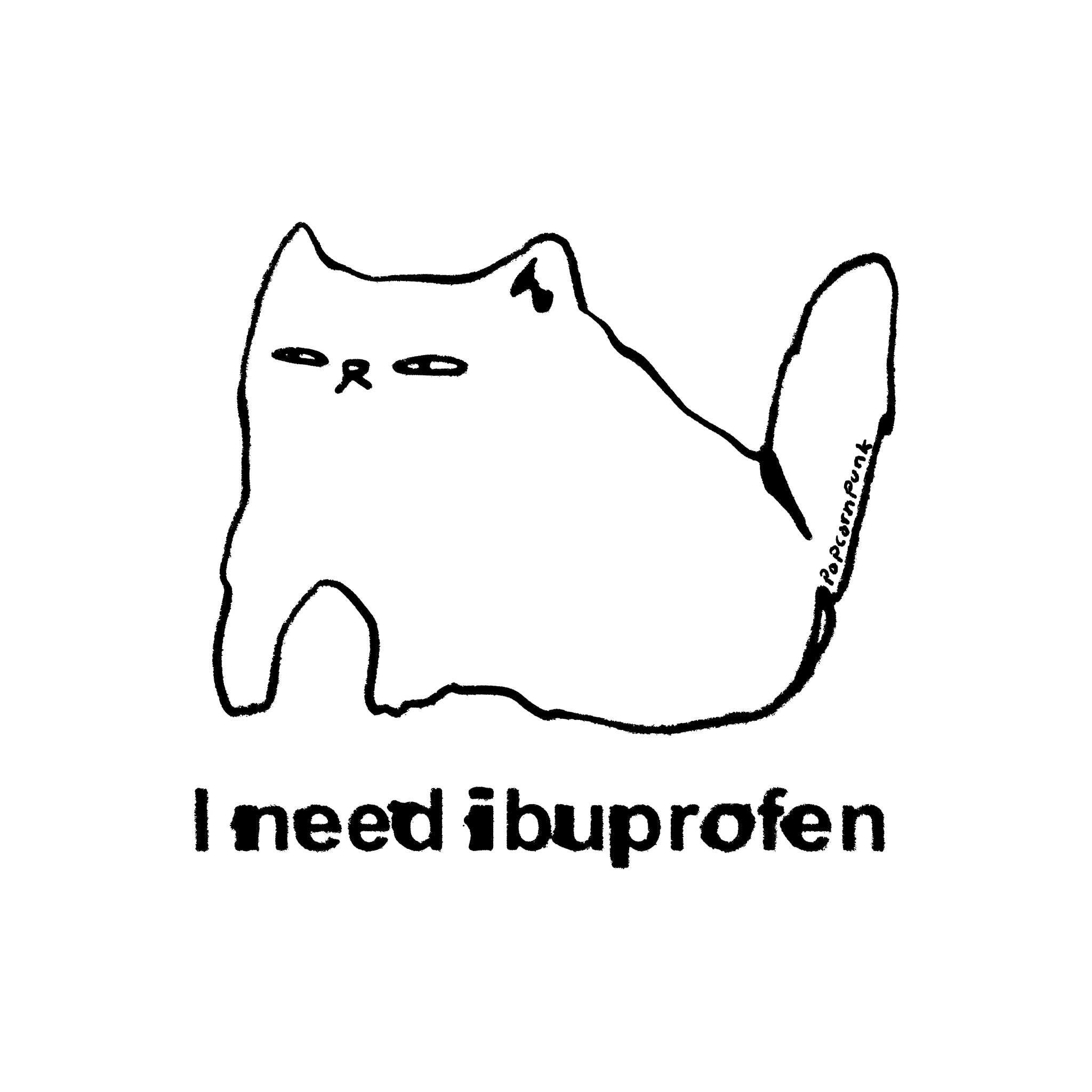 Ibuprofen Cat Tee