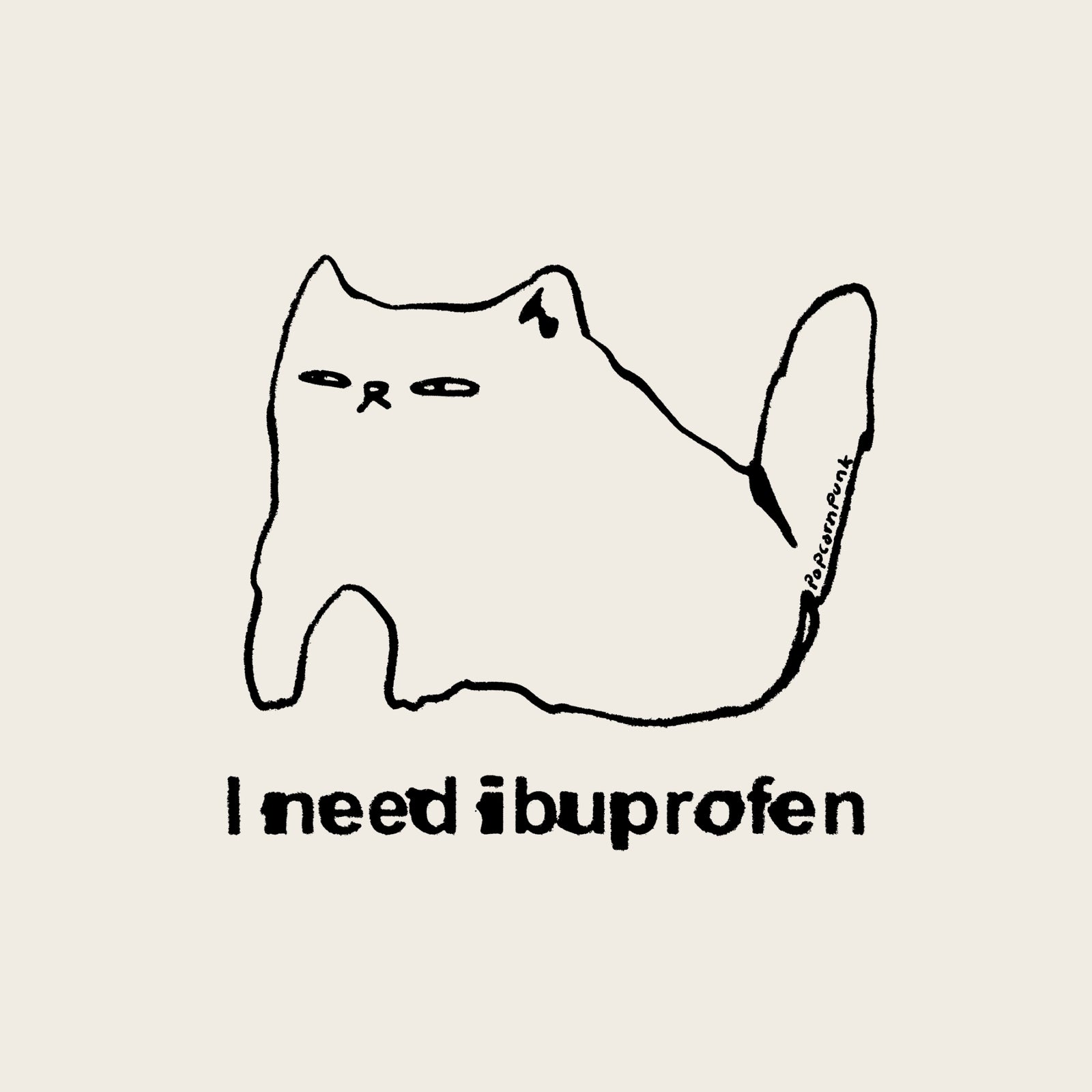 Ibuprofen Cat Hoodie