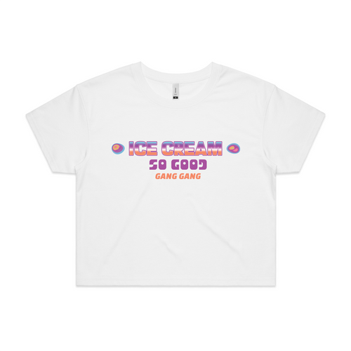 Ice Cream So Good Tee by Lonely Kids Club. All clothing from our T-shirts to our shorts and hoodies are ethically made, and printed packed and shipped from Sydney.