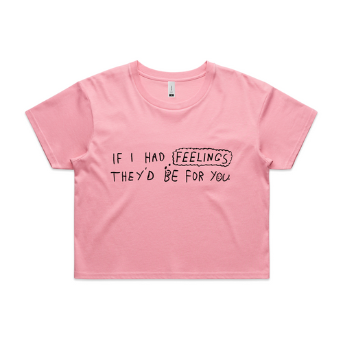 If I Had Feelings Tee by Lonely Kids Club. All clothing from our T-shirts to our shorts and hoodies are ethically made, and printed packed and shipped from Sydney.
