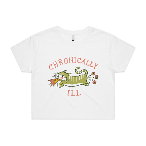 Chronically Ill Tee by Lonely Kids Club. All clothing from our T-shirts to our shorts and hoodies are ethically made, and printed packed and shipped from Sydney.