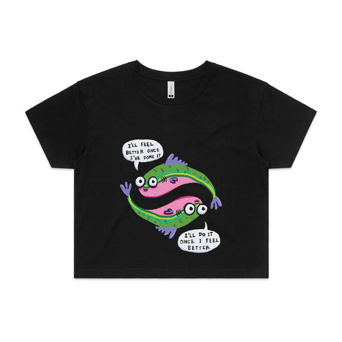 I'll Feel Better Tee by Lonely Kids Club. All clothing from our T-shirts to our shorts and hoodies are ethically made, and printed packed and shipped from Sydney.