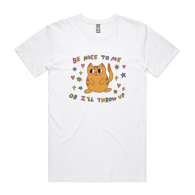 I'll Throw Up Tee by Lonely Kids Club. All clothing from our T-shirts to our shorts and hoodies are ethically made, and printed packed and shipped from Sydney.