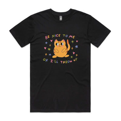 I'll Throw Up Tee by Lonely Kids Club. All clothing from our T-shirts to our shorts and hoodies are ethically made, and printed packed and shipped from Sydney.