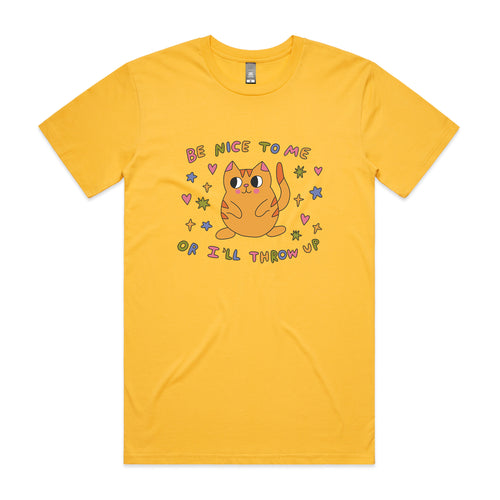 I'll Throw Up Tee by Lonely Kids Club. All clothing from our T-shirts to our shorts and hoodies are ethically made, and printed packed and shipped from Sydney.