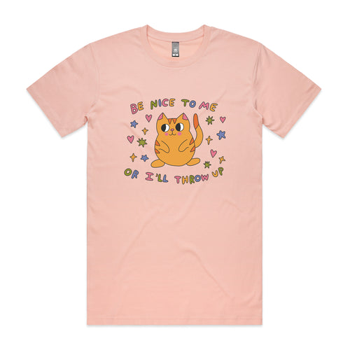 I'll Throw Up Tee by Lonely Kids Club. All clothing from our T-shirts to our shorts and hoodies are ethically made, and printed packed and shipped from Sydney.