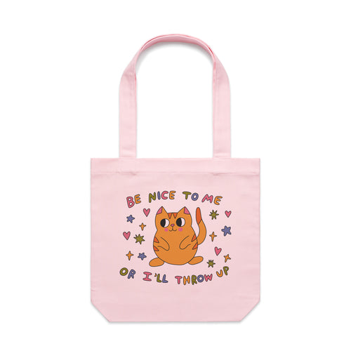 I'll Throw Up Tote by Lonely Kids Club. All clothing from our T-shirts to our shorts and hoodies are ethically made, and printed packed and shipped from Sydney.